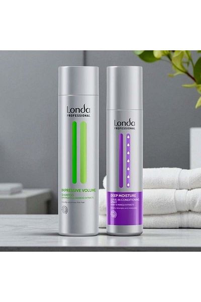 Londa Professional Londa Volume & Hydration Set – Volume Shampoo 250ml + Leave-In Moisture Spray 250ml for Fine Hair