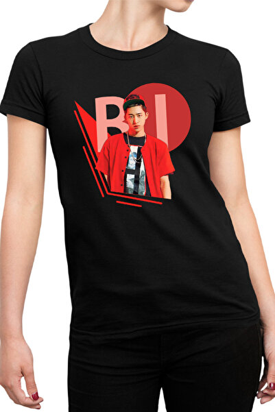 OEM Γυναικείο T-shirt iKon B.I. Ράπερ Κορεάτης τραγουδιστής Kim Han-bin
