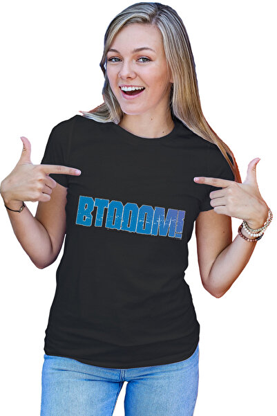 OEM Tricou dama Btooom! Logo Isekai Tragic Shounen Game Players Stone