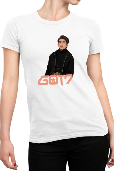 OEM Tricou dama Got7 Jinyoung y Idol Korean American Winter Concept