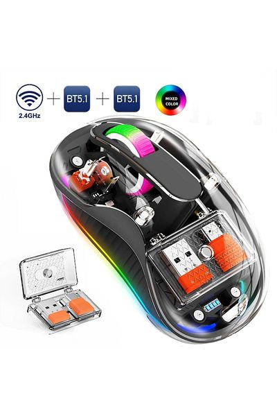 O.L by ODISSEY LIFE Mouse Wireless Transparent ODISSEY LIFE