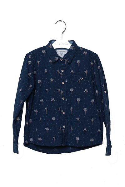 Gingersnaps Boys' Printed Long Sleeve Shirt