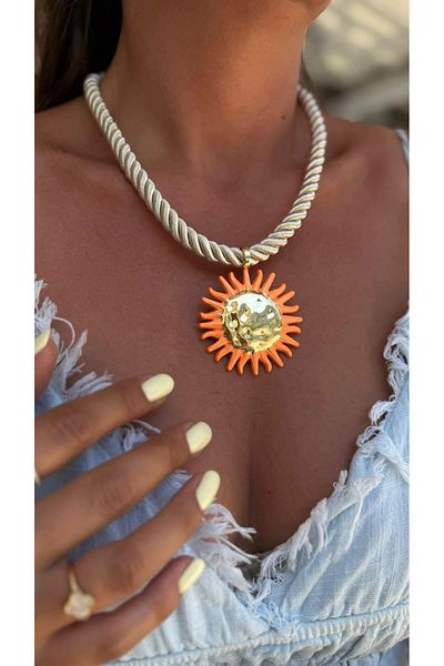 Trend Republic Steel Rope Necklace Sun & Sea Star