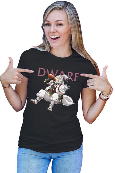 OEM Tricou dama Goblin Slayer Dwarf Adventure Action Gore Different Sake