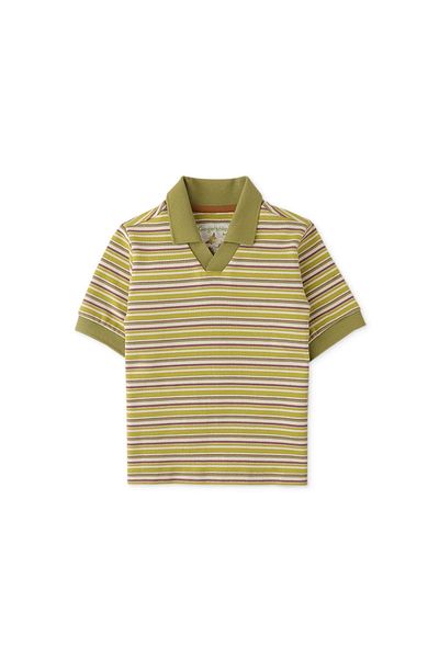 Gingersnaps Boys' Striped Half-Sleeve T-Shirt