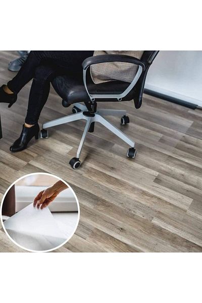 PROCART Floor protection mat, 100x140, thickness 1.5 mm, translucent matte PVC