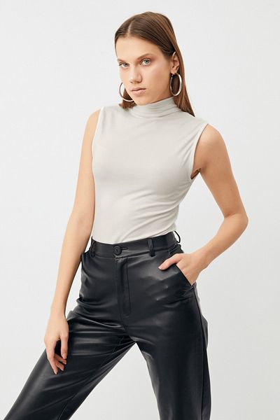 Bipantolon Women's Stone Sleeveless Blouse