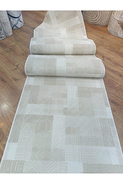 by Özer Halı By Özer Halı Aksu Jayla Geometrik Desenli Kendinden Çizgili Kori...