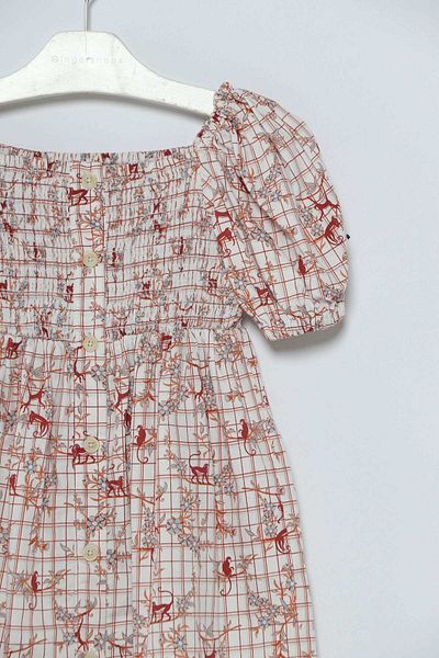 Gingersnaps Girls' Short Sleeve Square Dress
