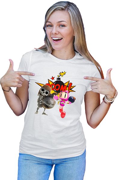 OEM Tricou dama Clash Royale Bomberman Skeleton Special Ability