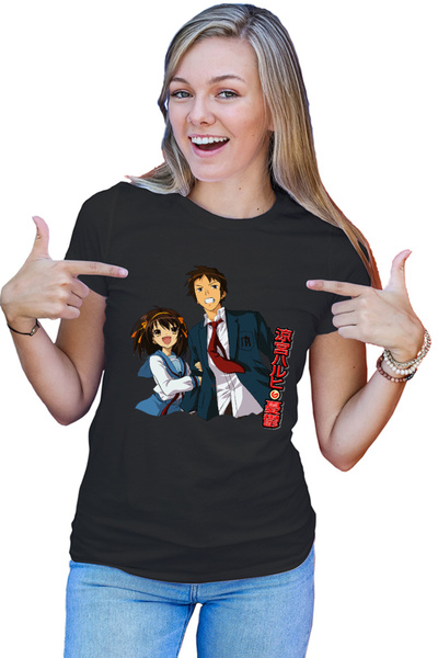 OEM Tricou dama Haruhi Suzumiya Itsuki Random Paranormal Ghost SOS
