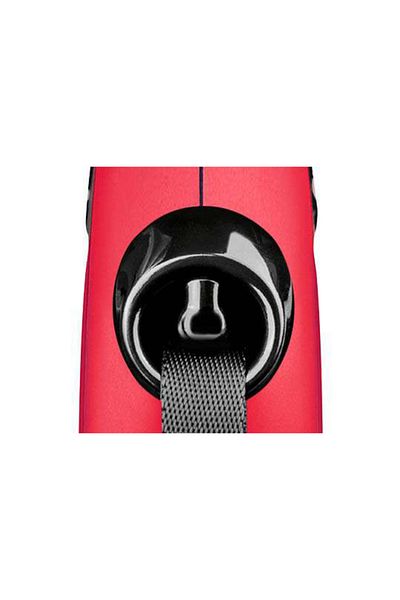 Flexi Classic Stripe Automatic Dog Walking Collar Large Red 8 Mt