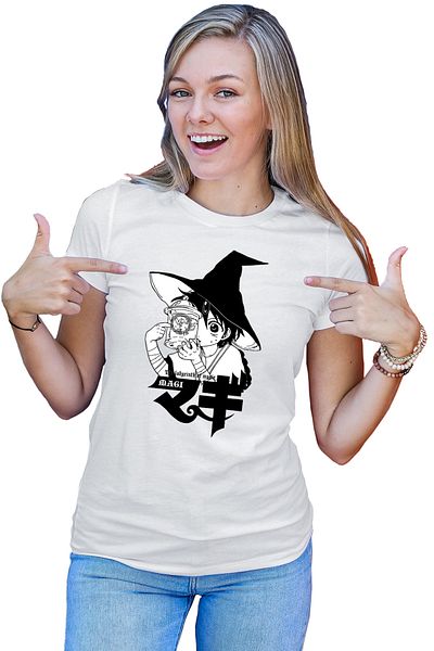 OEM Tricou dama Magi The Labyrinth of Magic Alladin Wizard Fireflies