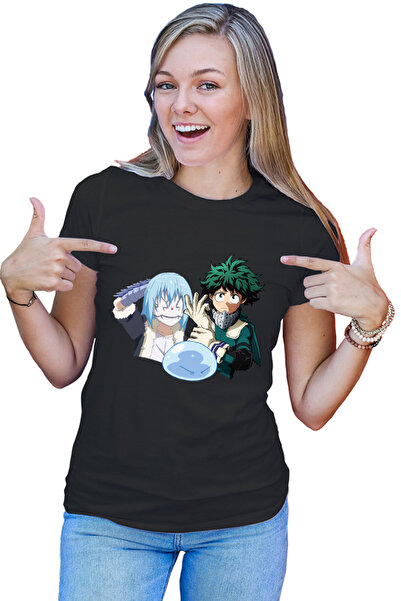 OEM Tricou dama TenSura Hero Academia Eren Attack on Titan Rinmuru