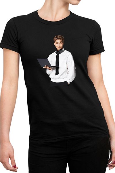OEM Tricou dama BTS Kim Nam-joon RM Rapper Main Smart Disastrous