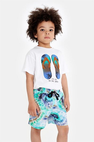 Nebbati Boy Patterned Shorts
