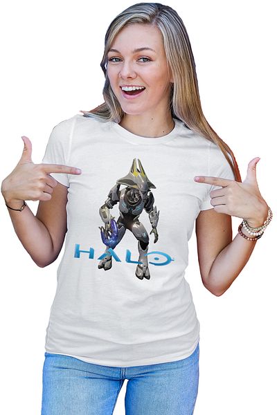 OEM Tricou dama Halo The Convenant Alien Races Video Game