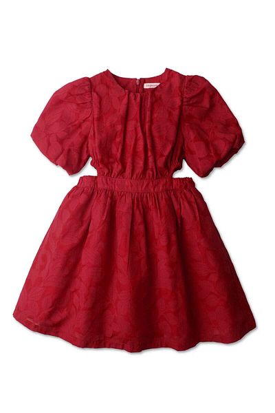 Gingersnaps Girls' Woven Dress with Side Slits