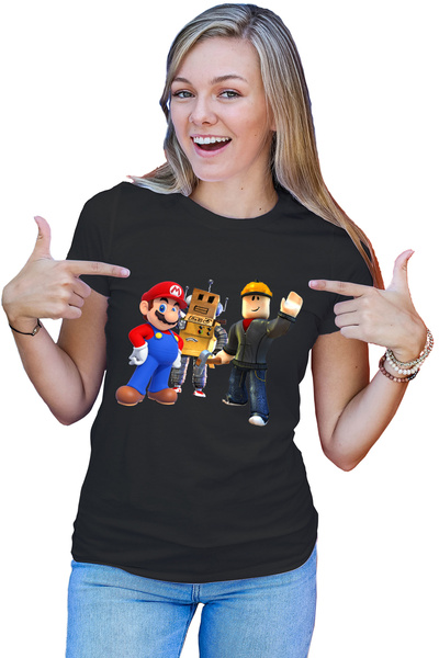 OEM Tricou dama Roblox Mario Video Game Robox Play