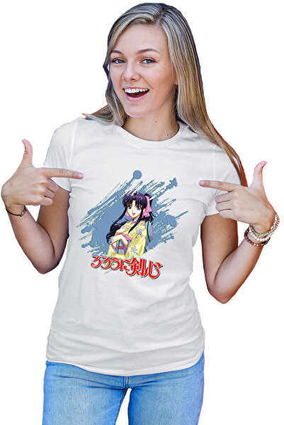 OEM Tricou dama Rurouni Kenshin Kaori Brush Himura Shonen