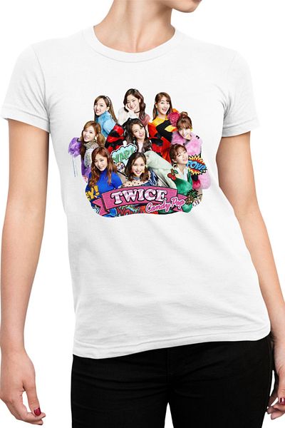 OEM Tricou dama Twice K-Pop Idol Group Popular Music Korea