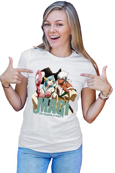 OEM Tricou dama Magi The Labyrinth of Magic Desene Animate Sharrkan Yamraiha