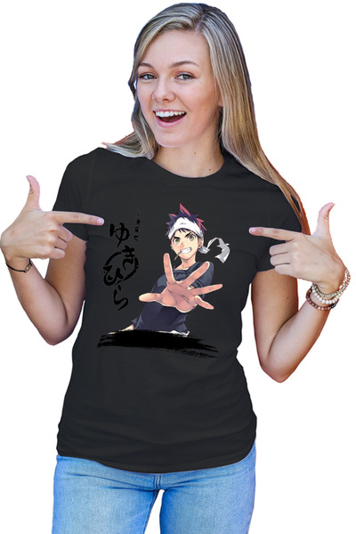 OEM Tricou dama Food Wars Soma Hiragana Signature Horror