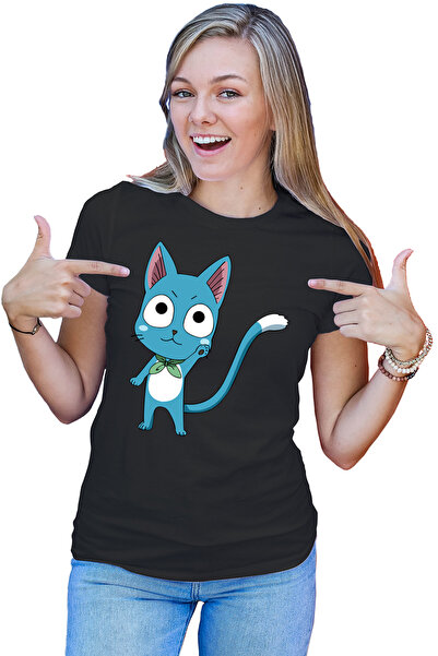 OEM Fairy Tail Happy Cat Ninja City Mustang T-shirt