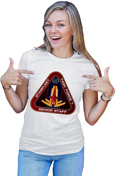 OEM Tricou dama Star Trek Senior Staff Task Force Sigil
