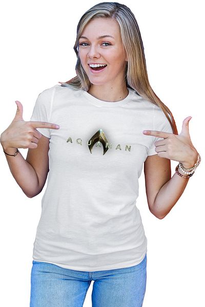 OEM Tricou dama Aquaman Logo DC Comics Warner Bros