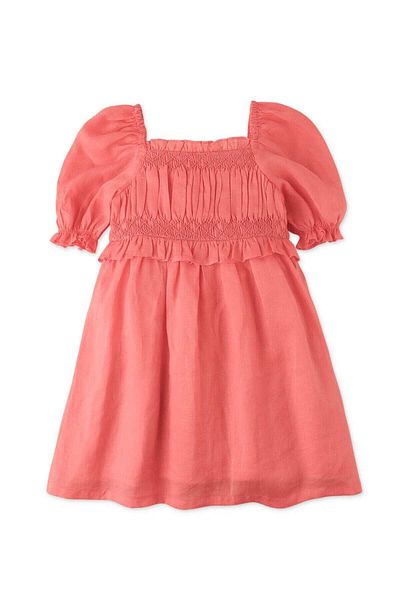 Gingersnaps Girls' Woven Half-Sleeve Dress