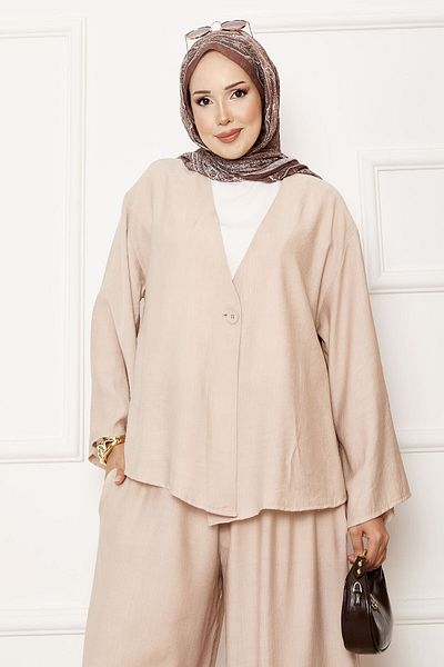 EBRUTESETTÜR One Button Detailed Casual Double Suit