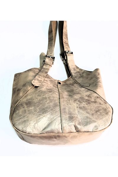 aysefe Genuine Leather Handmade Women's Shoulder Bag