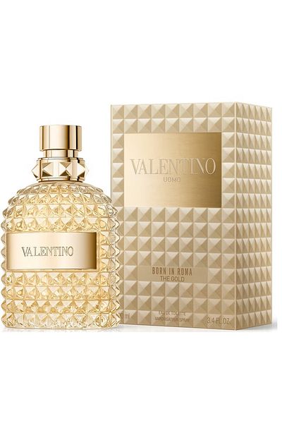 Valentino Valentino, Born in Rome The Gold Uomo, Apă de toaletă, Bărbați, 100 ml
