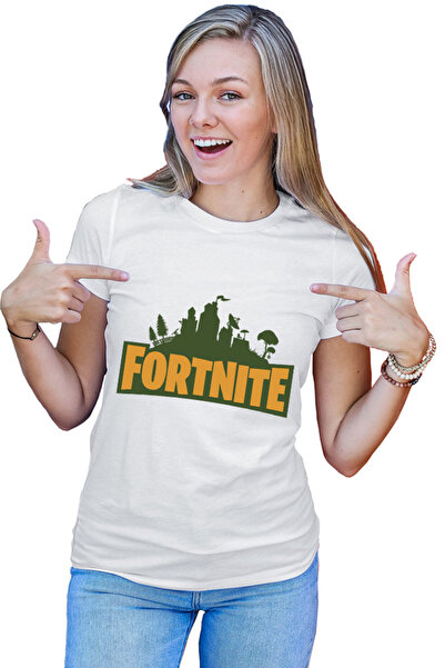 OEM Tricou dama Fortnite Logo Battle Royale Weapons Characters Loot