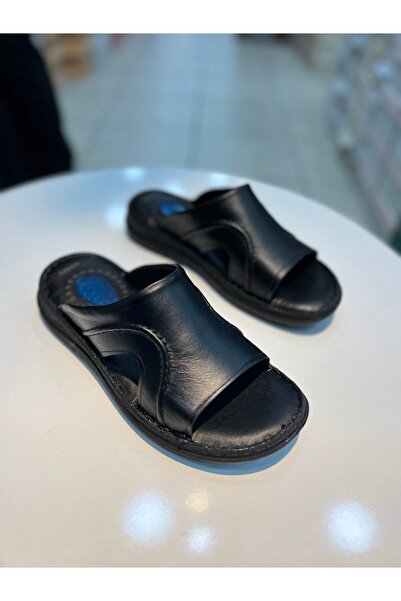 Alphus شبشب يومي من الجلد الطبيعي للرجال من Hco