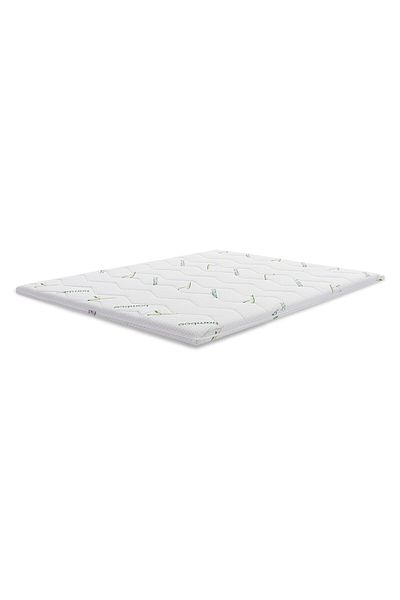 BEST SLEEP Best Sleep Mattress Topper H7 cm polyurethane foam, 80X200 cm, Removable Bamboo cover