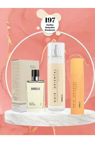 Bargello 197 Kadın Parfüm Seti Orıental Edp 50 Ml