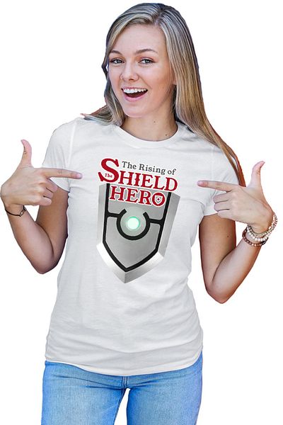 OEM Tricou dama Rising of the Shield Hero Naofumi Super Power Otaku Isekai