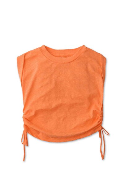 Gingersnaps Girls' Solid Round Neck Blouse