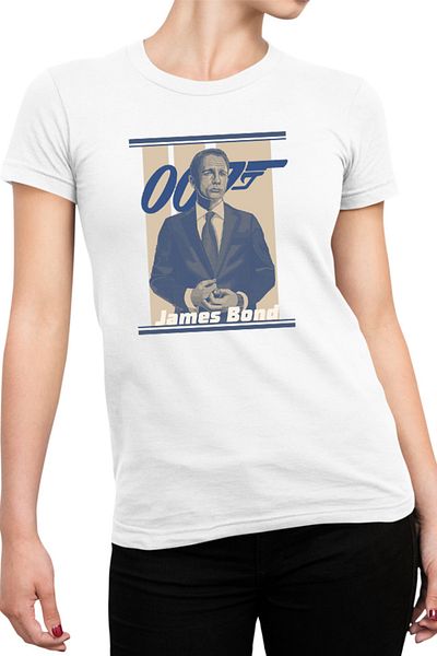 OEM Tricou dama James Bond Sean Connery No Time to Die Illustration