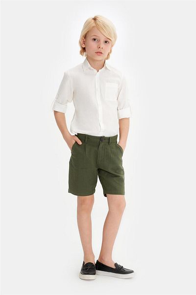 Nebbati Boy Khaki Shorts