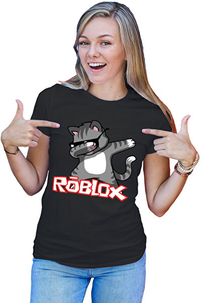 OEM Tricou dama Roblox Cat Kitten Fortnite Dab Vip