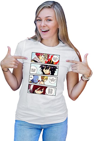 OEM Tricou dama Fairy Tail Manga Best Otaku Panel