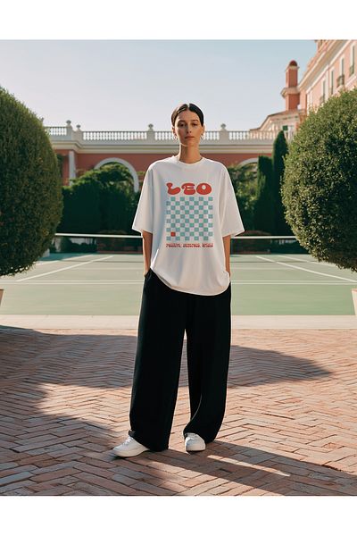 SVART WEAR Unisex Oversize T-Shirt with Leo Design