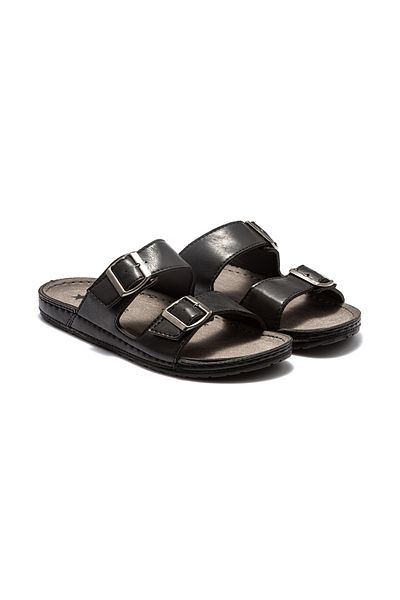 Twigy Ανδρικές Παντόφλες Olive Μαύρες 40/45