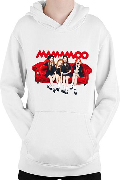 OEM Mamamoo Sofa Student Concept Photo Idol K-Pop Kids Hoodie
