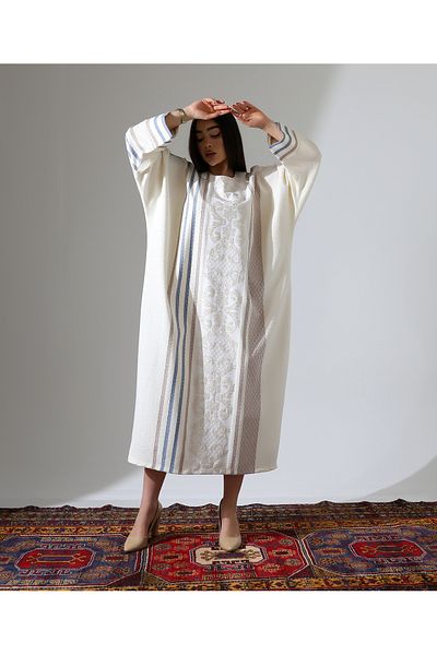 Fi'l Arz Fashion Woven Long Dress
