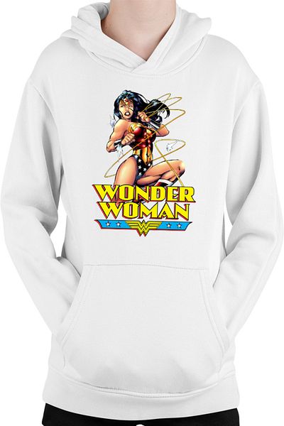 OEM Hanorac copii Wonder Woman String Energy Retro Illustration American
