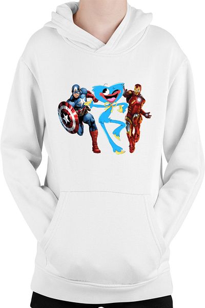 OEM Hanorac copii Huggy Wuggy Captain America Ironman Funny Team Scary